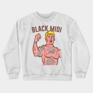 b l a c k  mi d i Crewneck Sweatshirt